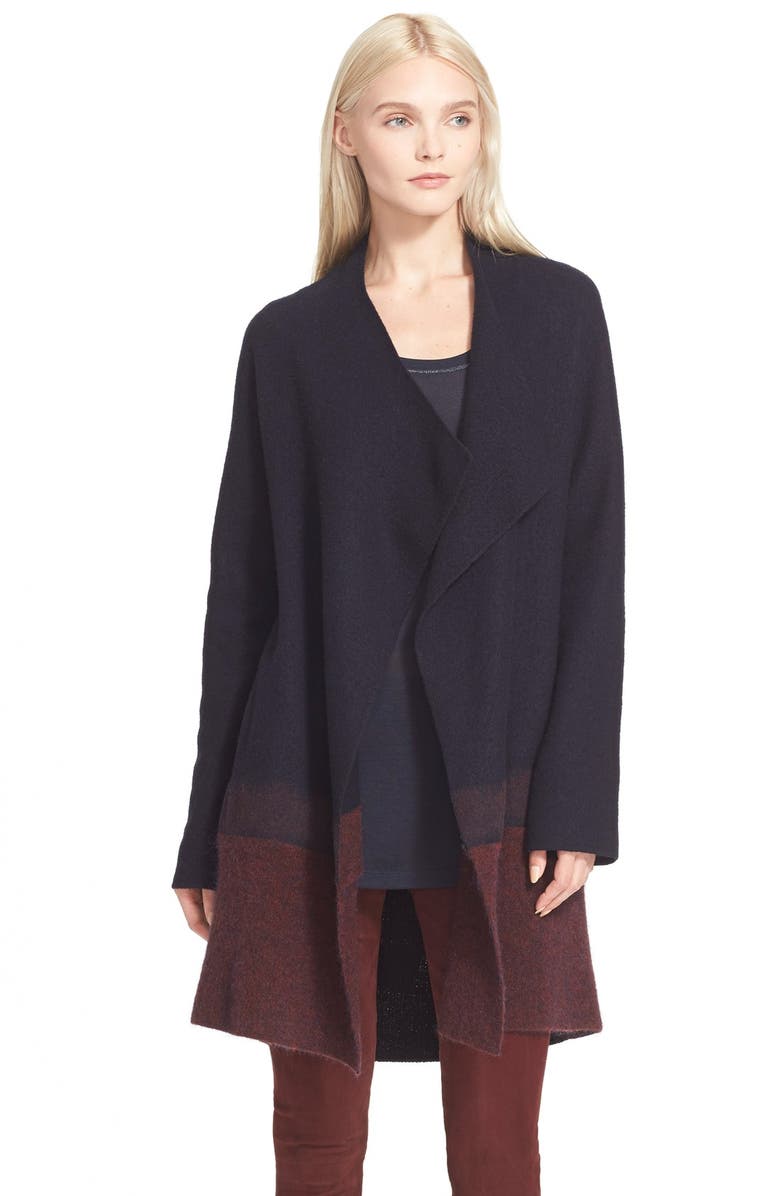 Vince 'Needle Punch' Sweater Back Cardigan | Nordstrom