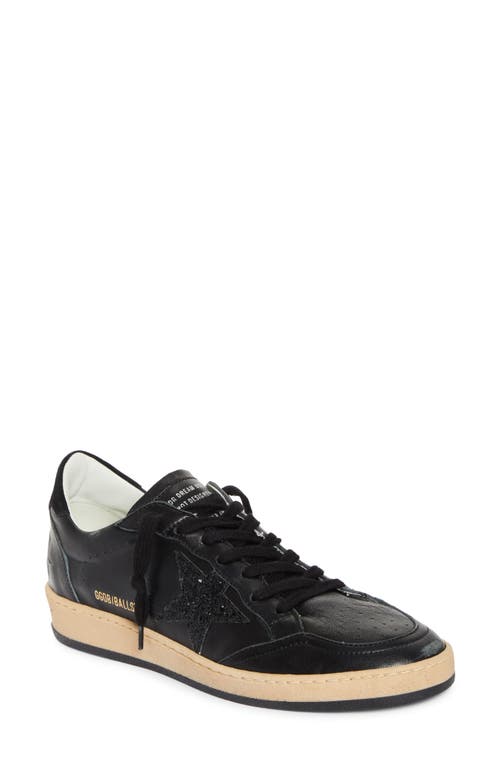 Shop Golden Goose Ball Star Sneaker In Black