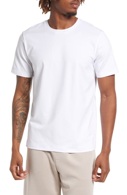 Conquer Reform Performance Crewneck T-Shirt in White