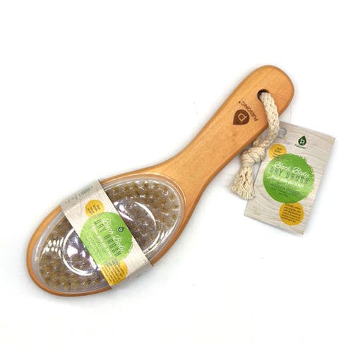 Shop Pursonic Bath Body Brush With Lotus Wooden Handle In Ivory