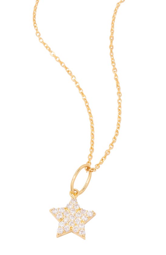 Brook & York Adeline Star Pendant Necklace In Gold