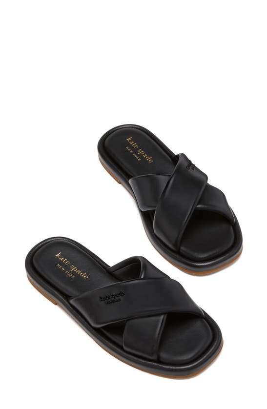 Shop Kate Spade Rio Slide Sandal In Black