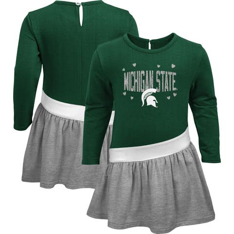 Outerstuff Girls Preschool Green Philadelphia Eagles Too Cute Tri-Blend Dress