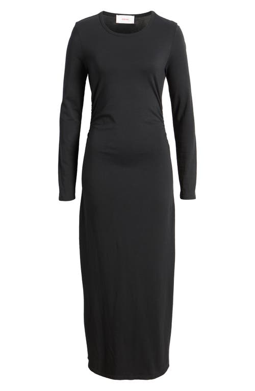 Shop Xirena Xírena Wiley Long Sleeve Maxi Dress In Black