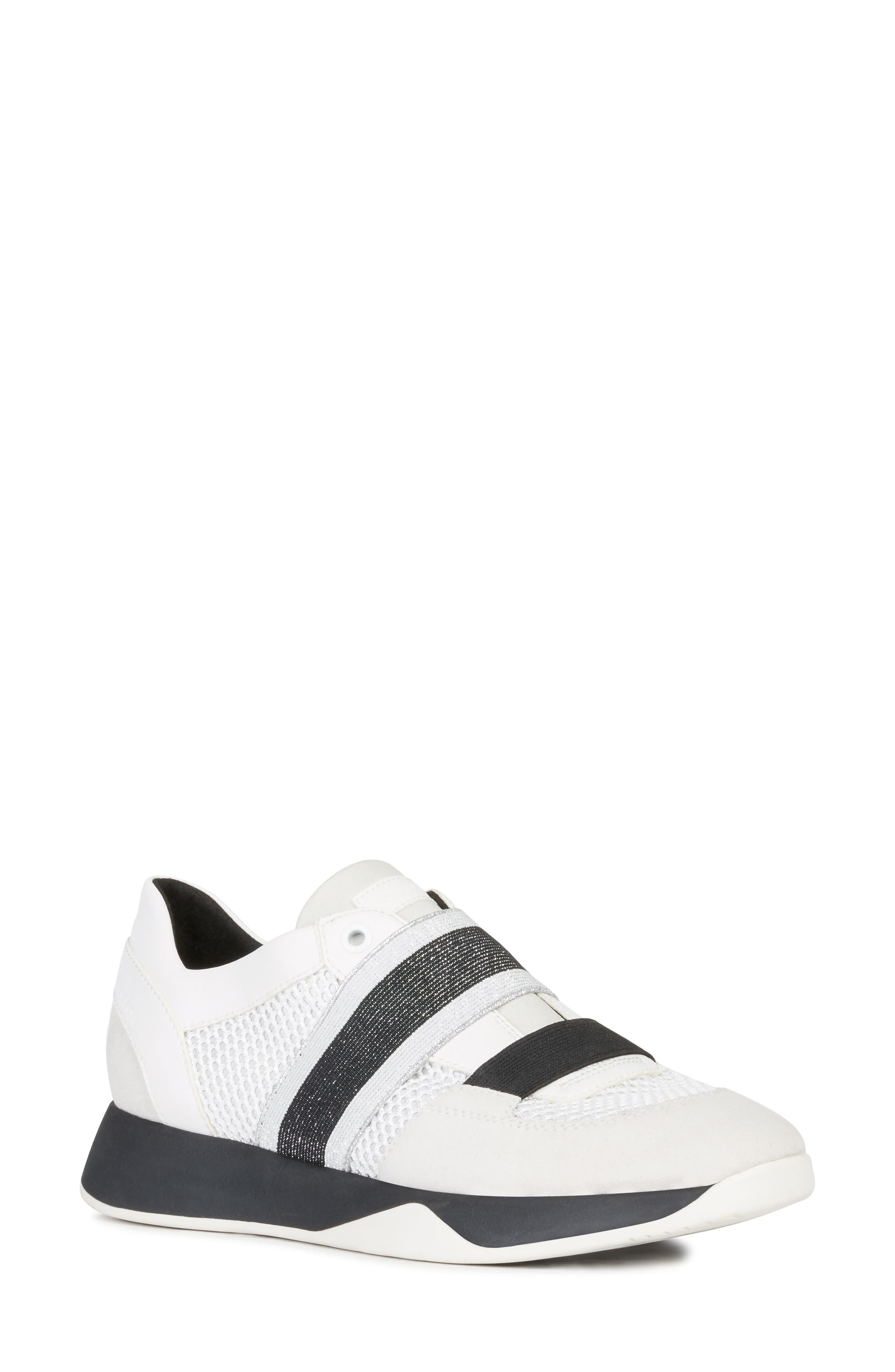 Geox Suzzie Slip-On Sneaker, White
