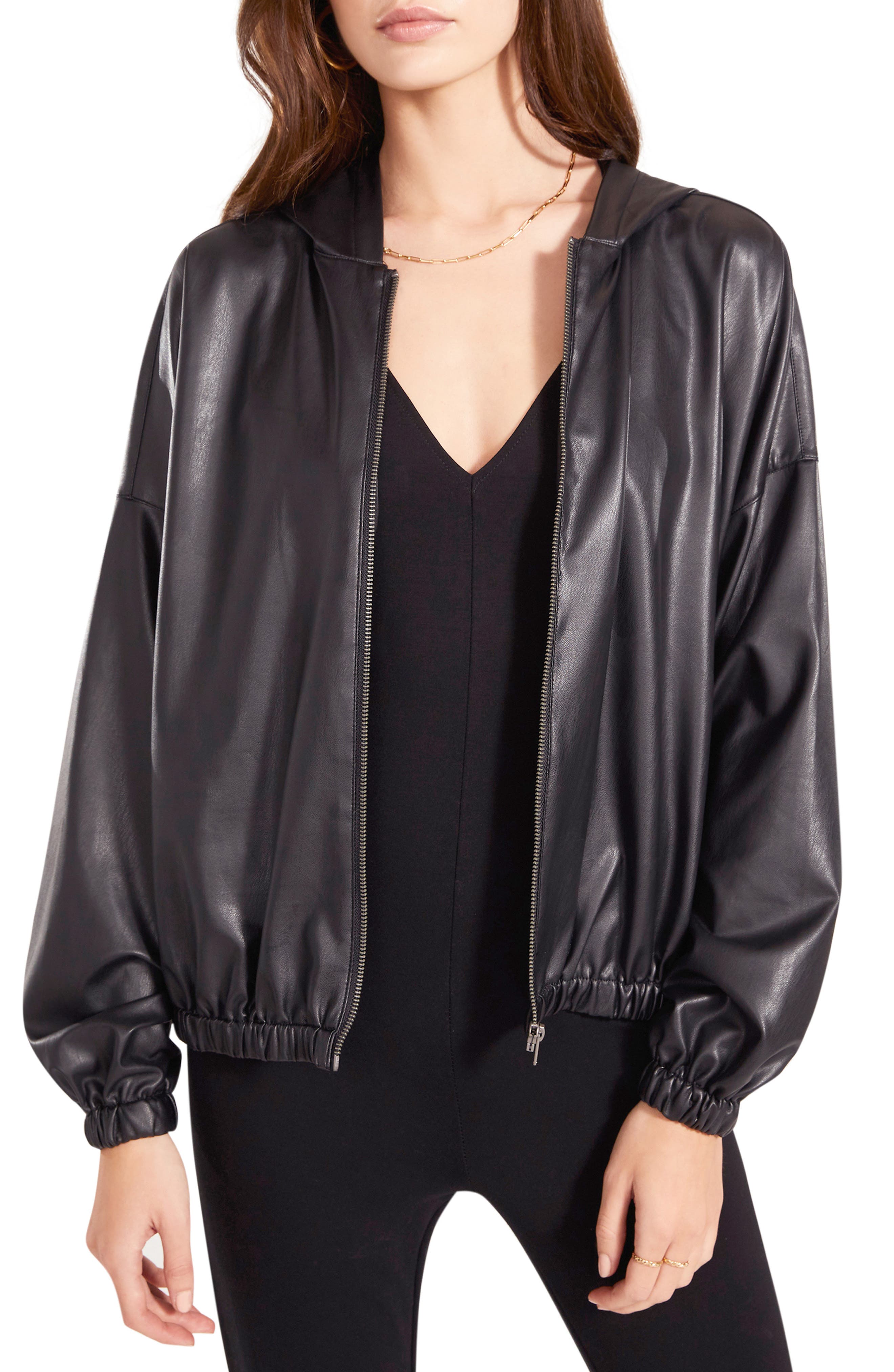 bb dakota steve madden leather jacket