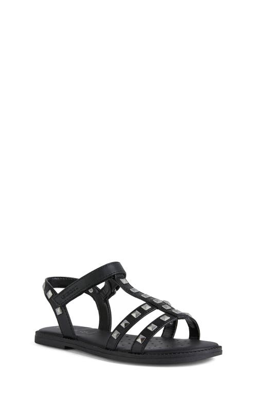 Geox Karly Sandal in Midnight Black at Nordstrom, Size 3Us