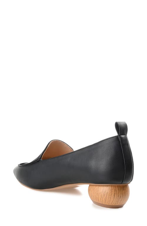 Journee Collection Maggs Womens Pointed Closed Toe Loafers In Black