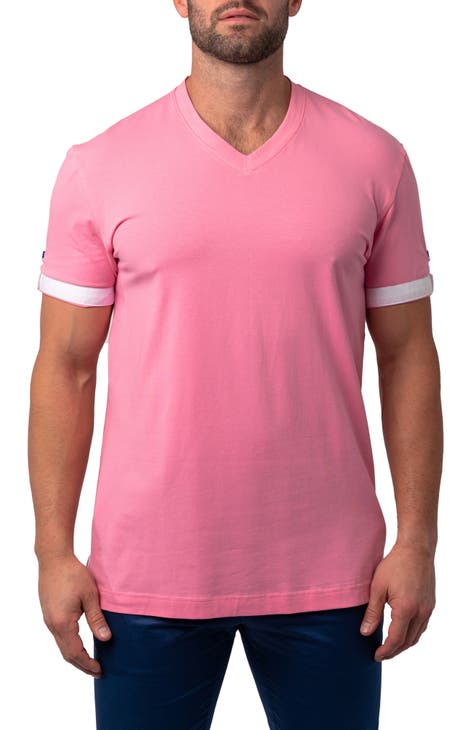 Pink V-Neck Shirts Nordstrom