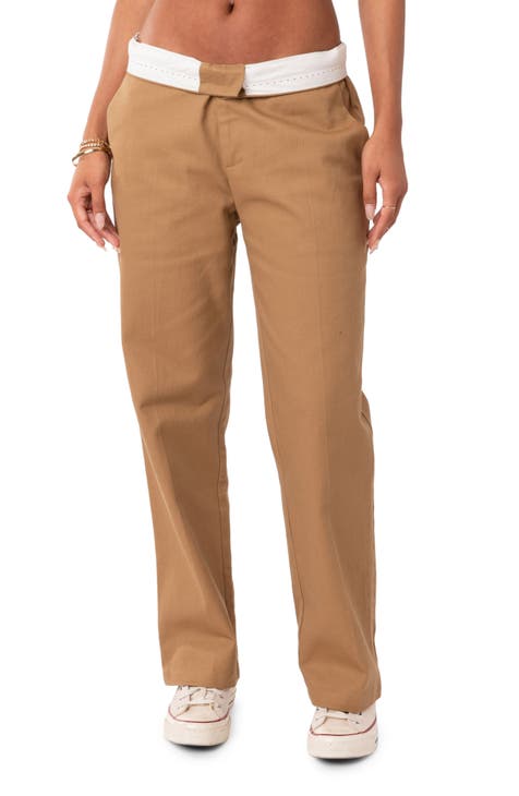 Cotton Wide Leg Pants