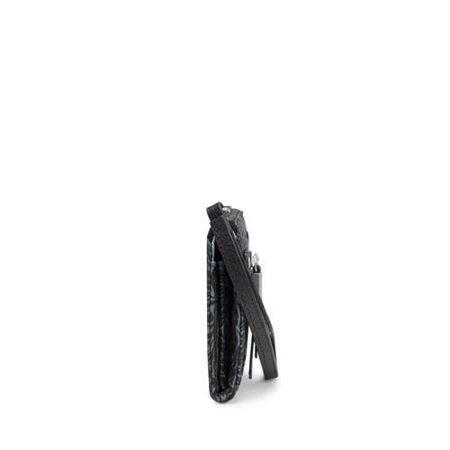 Baggallini Zip Around Rfid Wallet Wristlet In Midnight Blossom