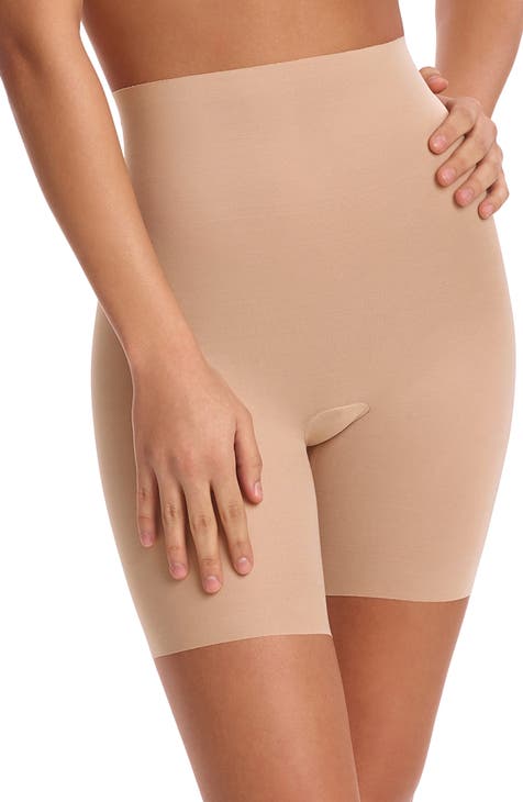 Classic Control High-Waisted Shorts By Commando, Beige