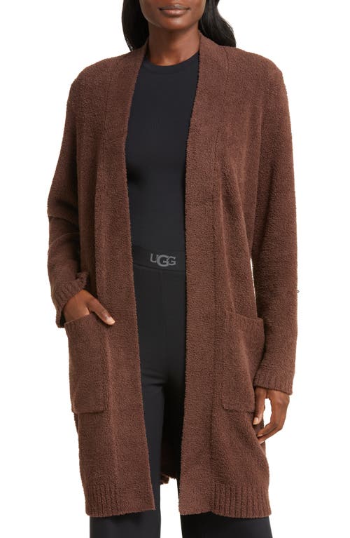 UGG(r) Kallie Longline Cardigan in Cola at Nordstrom, Size X-Small