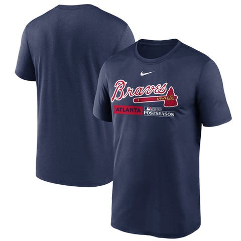 Men's Nike Gray Atlanta Braves Wordmark Legend Performance T-Shirt Size: Small
