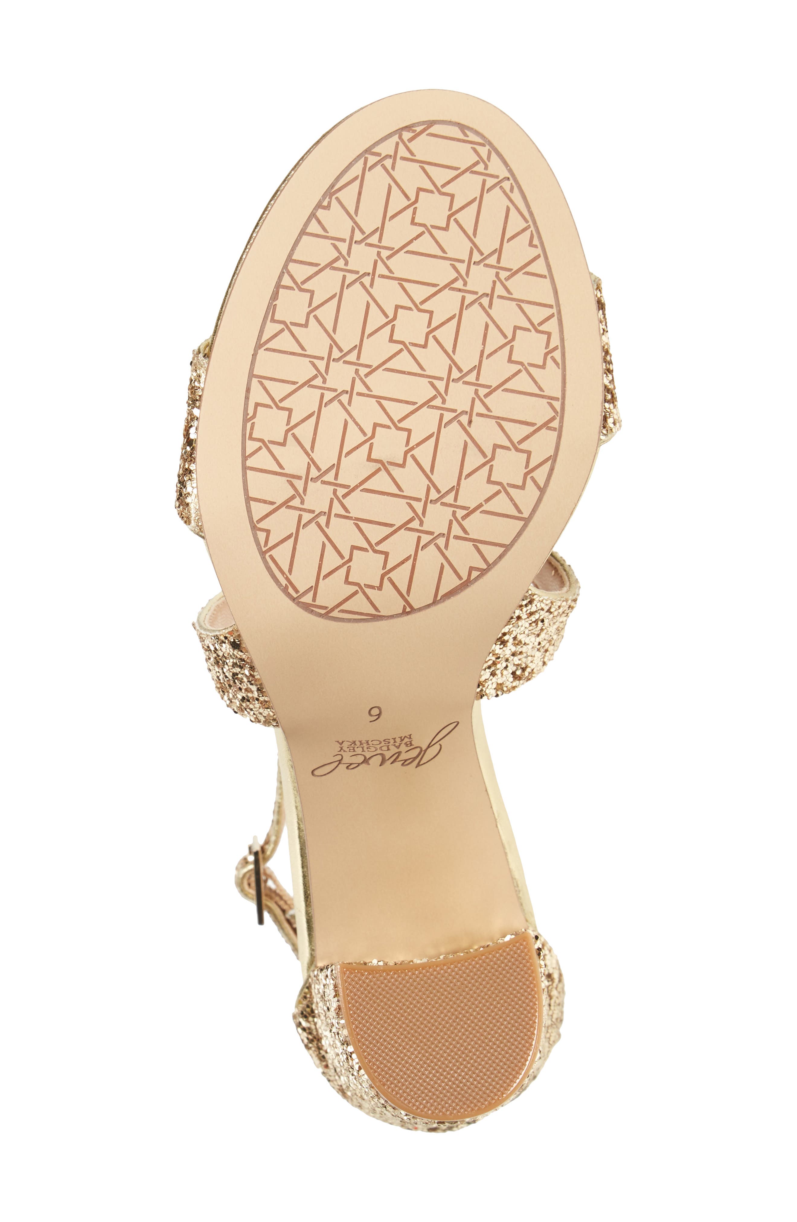 cook block heel glitter sandal