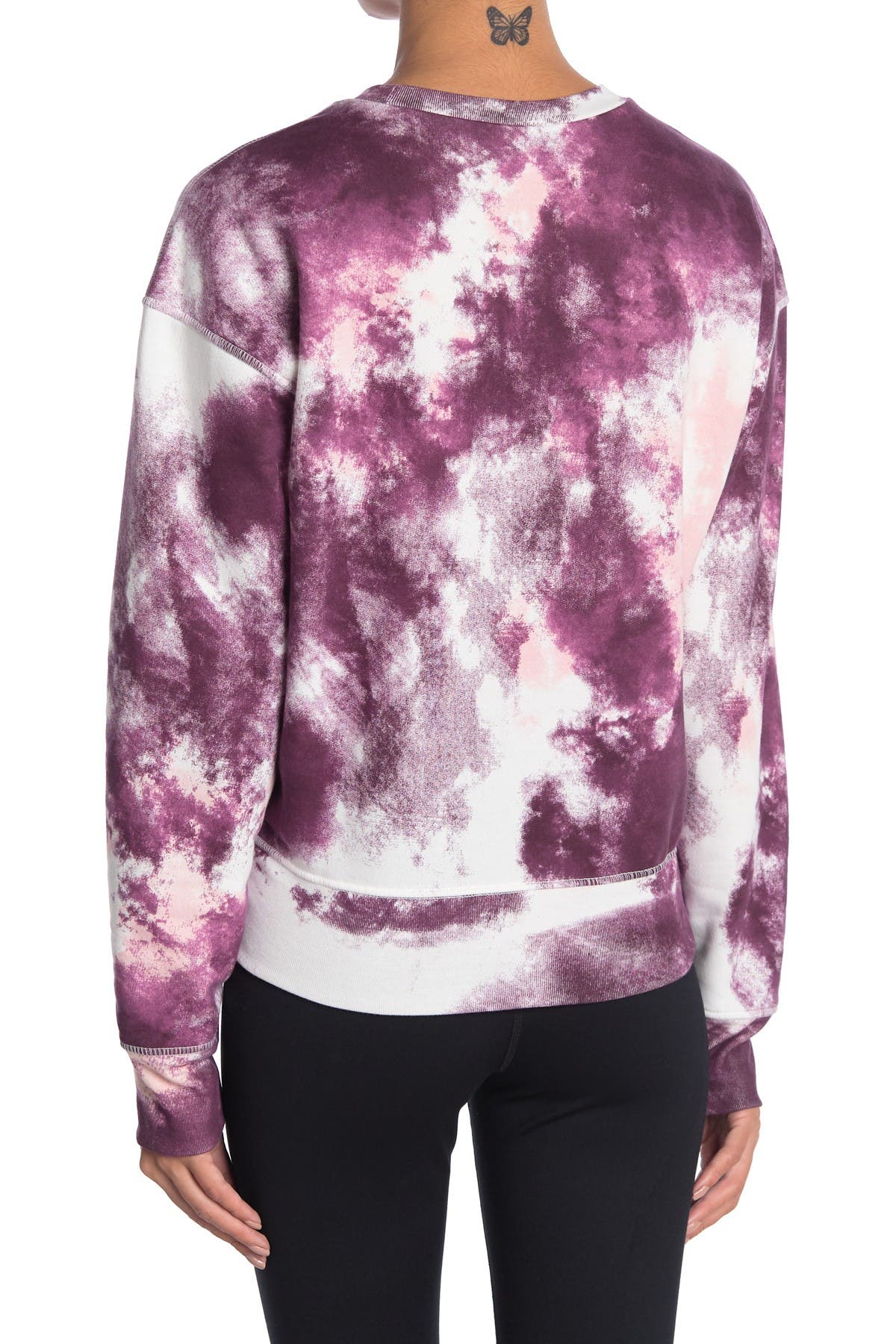 zella tie dye sweatshirt