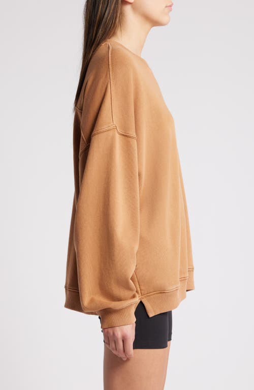 Shop Fp Movement By Free People Free People Fp Movement All Star Sweatshirt In Camel