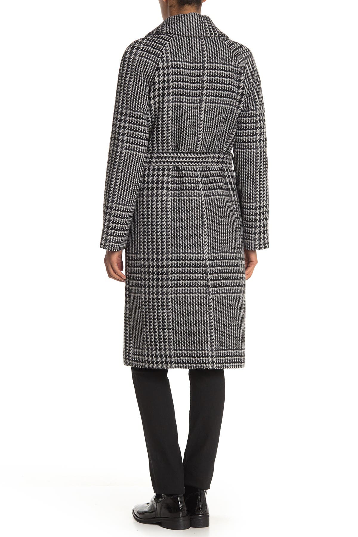 badgley mischka wool wrap coat