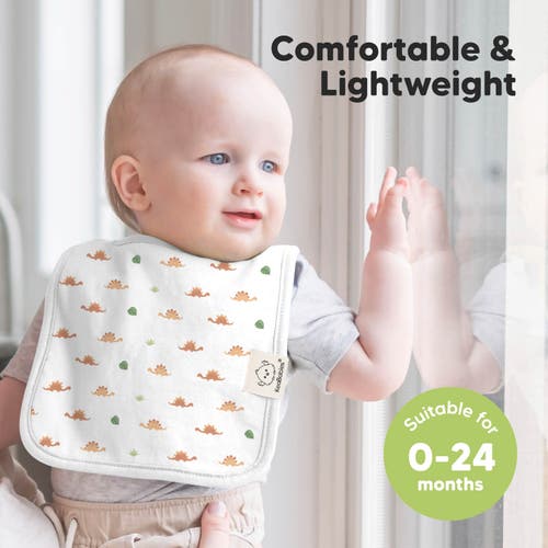Keababies 8-pack Coast Drool Bibs In Roarsome