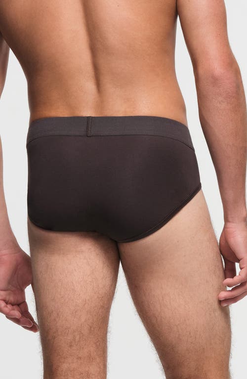 Skims Cotton & Modal Blend Briefs In Phoenix