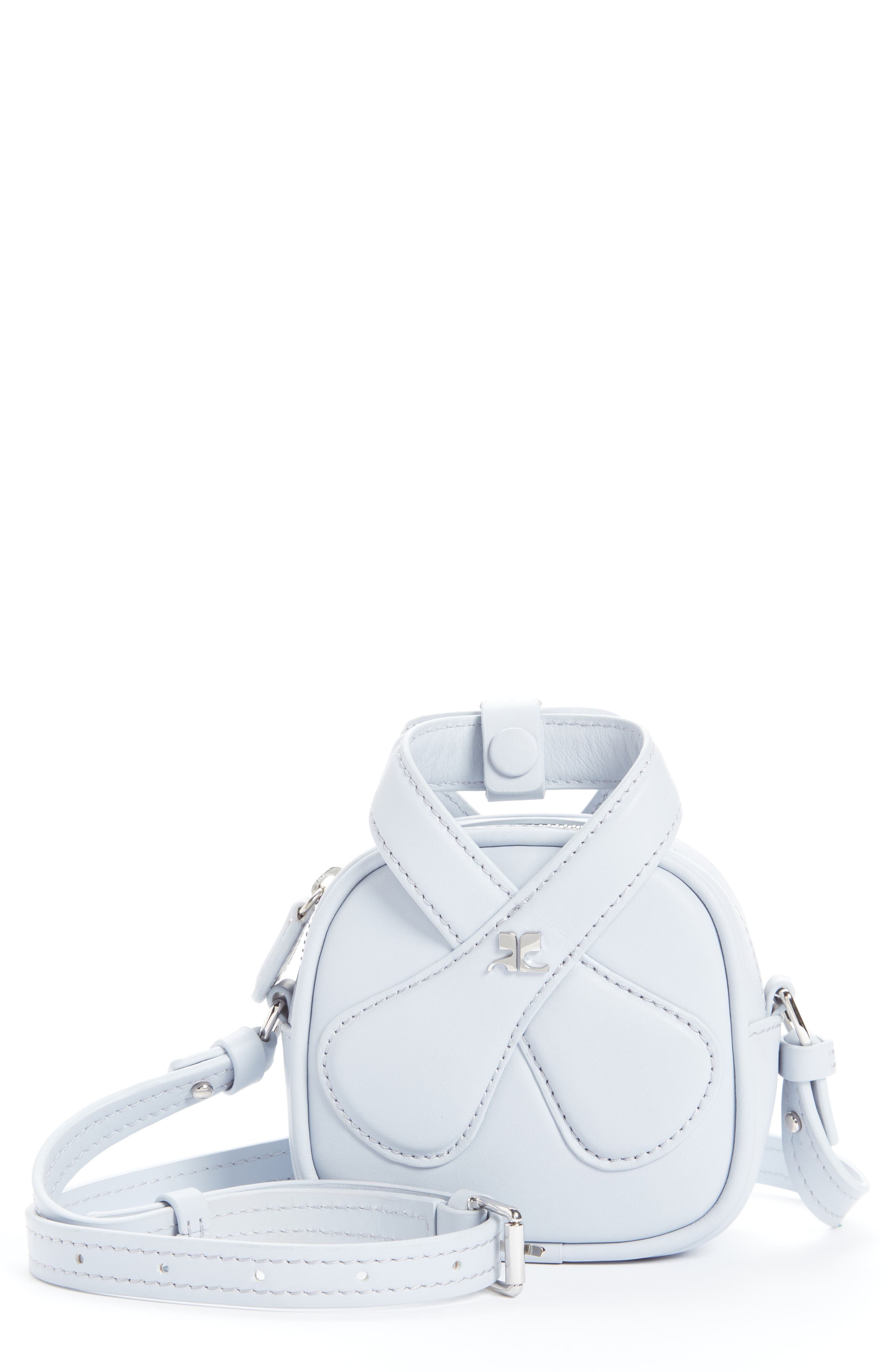 Courreges X Loop Baguette Bag in White