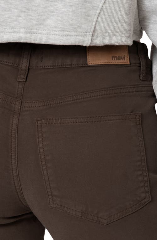 Mavi Jeans Alva High Waist Straight Leg Cargo Pants In Oak Luxe Twill