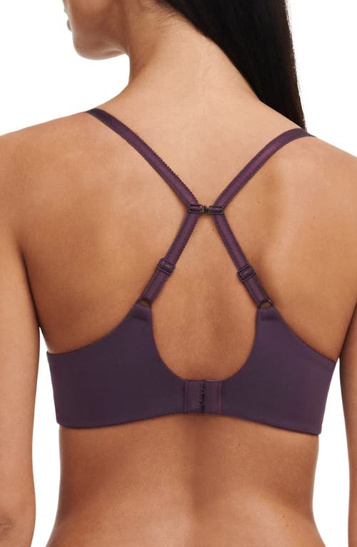 Shop Chantelle Lingerie Norah Chic Underwire Plunge Bra In Aubergine-ua