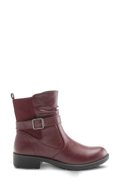 Flexus By Spring Step Cahur Bootie In Bordeaux