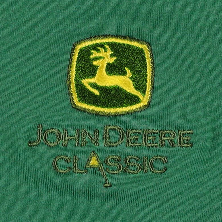 Shop Puma Green John Deere Classic Cloudspun Piped Sleeveless Polo