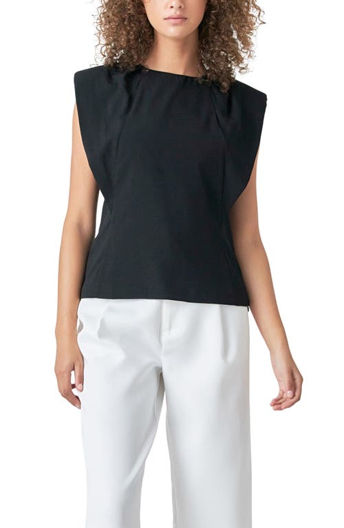 Endless Rose Sleeveless Top In Black