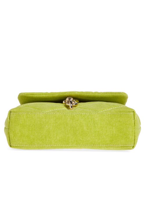 Rebecca Minkoff Edie Quilted Convertible Crossbody Bag In Chartruese