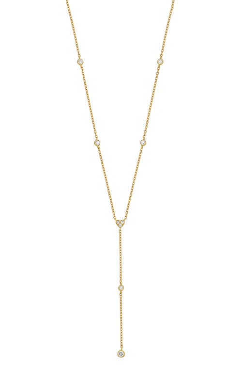 Bony Levy Heart Diamond Y-Necklace in 18K Yellow Gold at Nordstrom