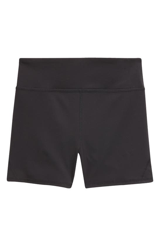 Shop Zella Girl Kids' Elevate Bike Shorts In Black