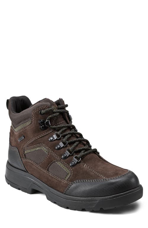 Shop Rockport Ronan Waterproof Sneaker In Dark Brown