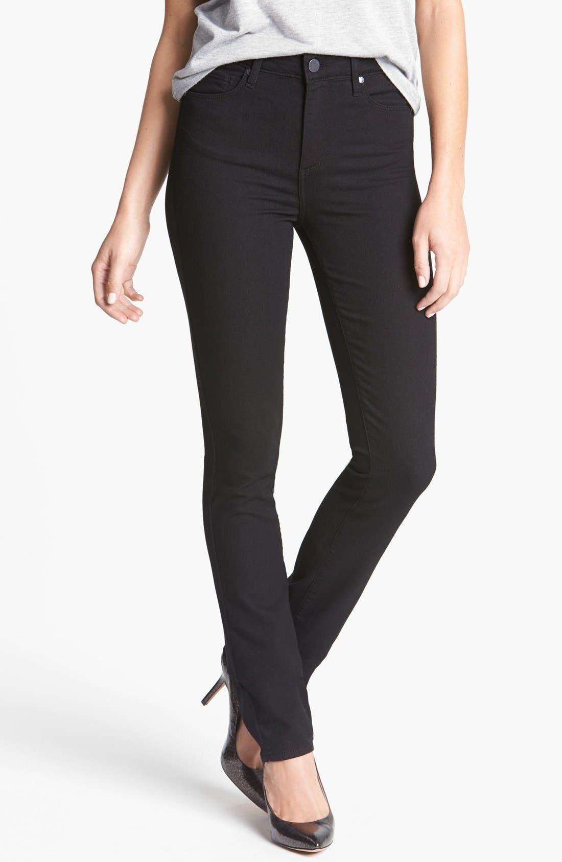 Paige Denim 'Hoxton' High Rise Straight Leg Jeans (Gloss) | Nordstrom