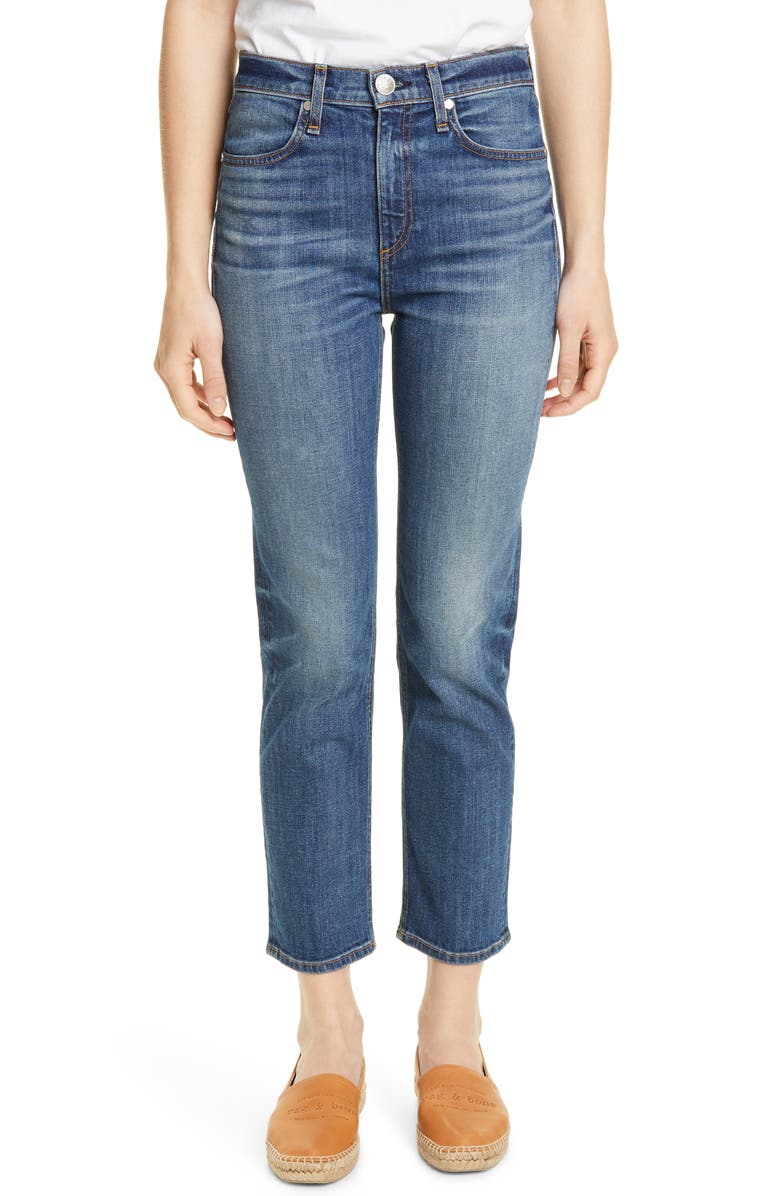 Rag Bone High Waist Ankle Cigarette Jeans Dillon Nordstrom