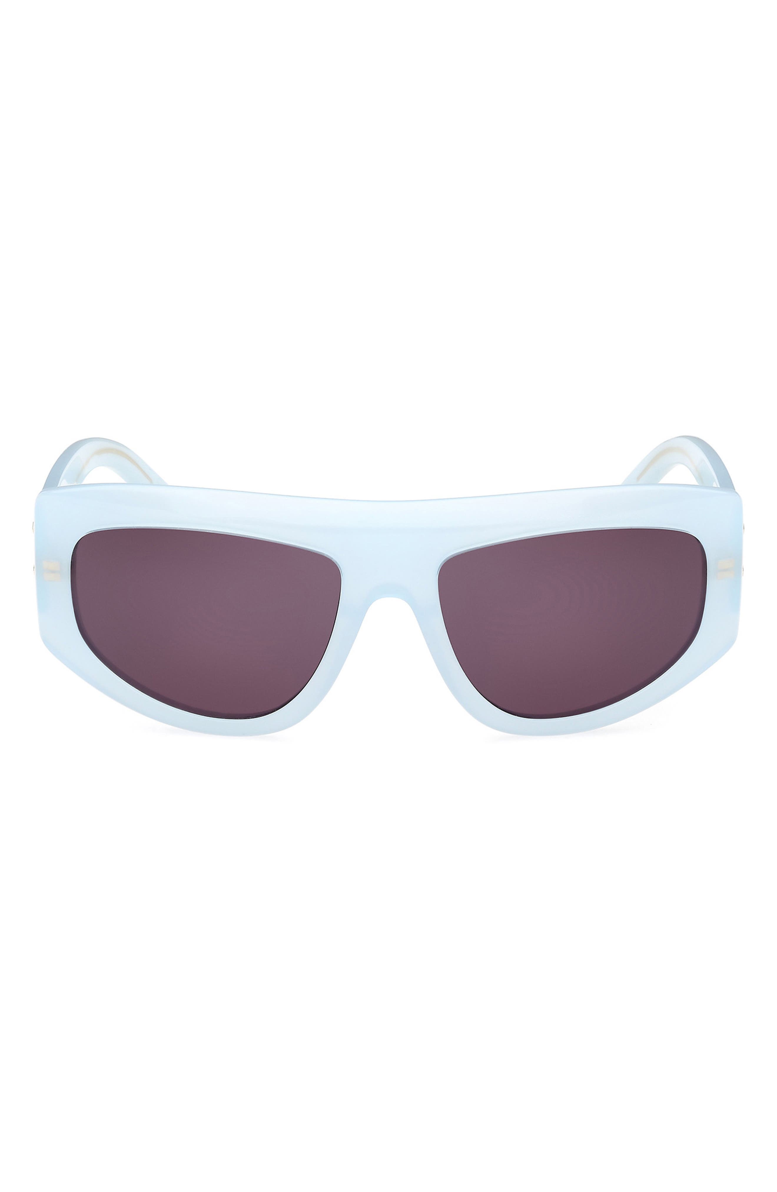 Mcm 59mm Pilot Sunglasses In Shiny Light Blue/smoke | ModeSens display picture 2