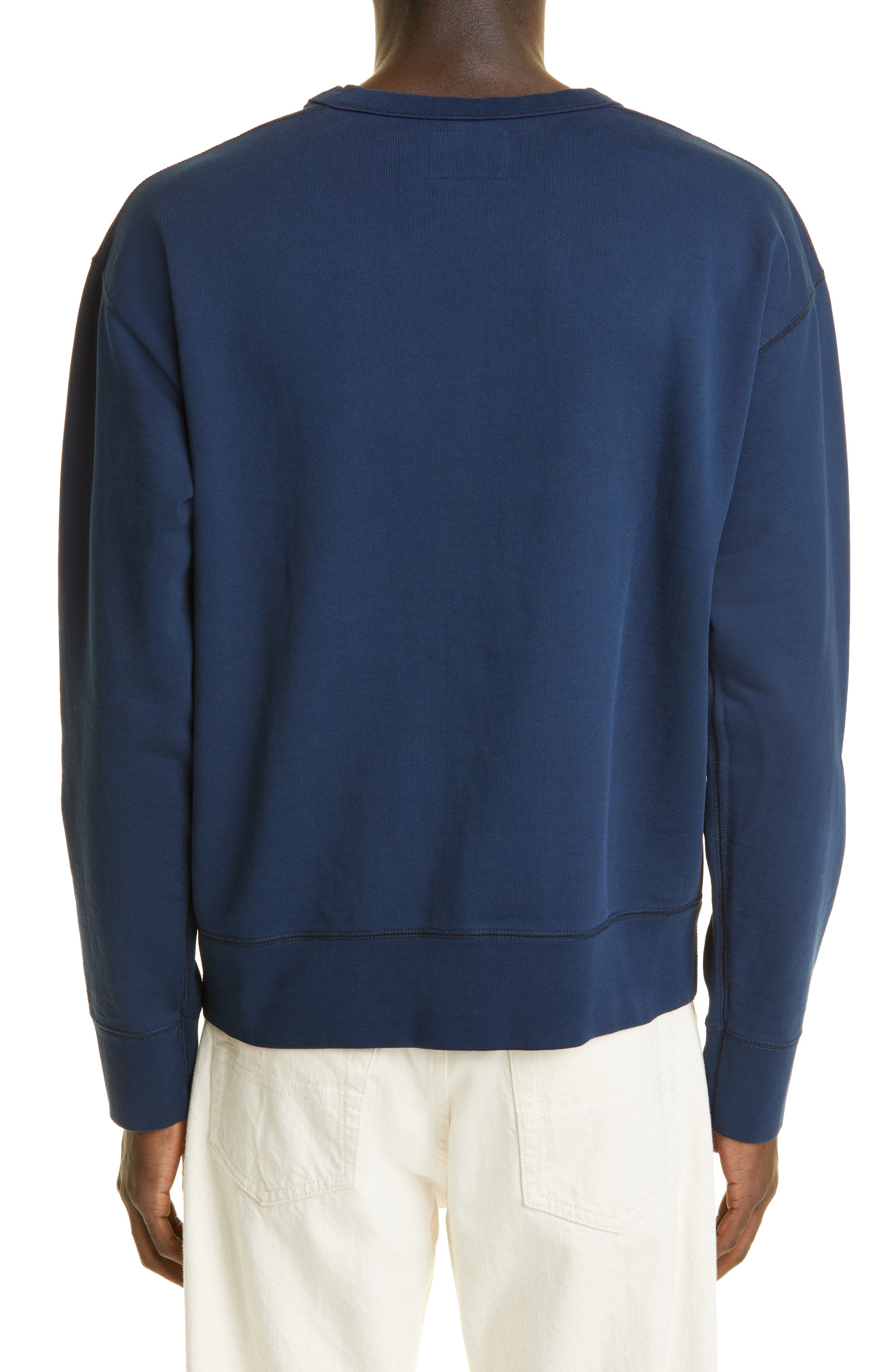 cotton french terry sweatshirt