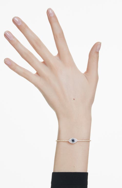 Swarovski Symbolica Soft Bangle Gold Shiny Blue In Multicolored