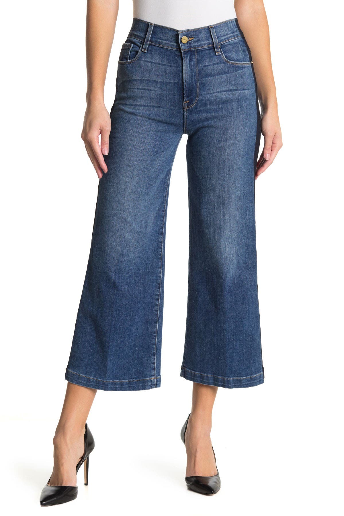 frame wide leg jeans