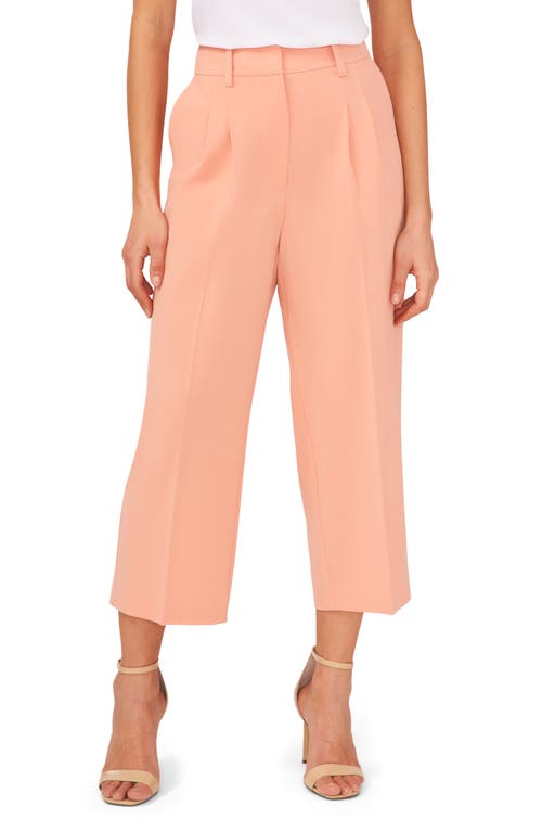 halogen(r) Pleated Crop Wide Leg Trousers in Canyon Sunset