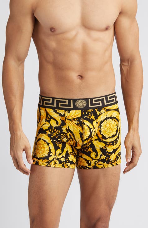 Versace Greca Thong (red/gold) Men's Underwear for Men