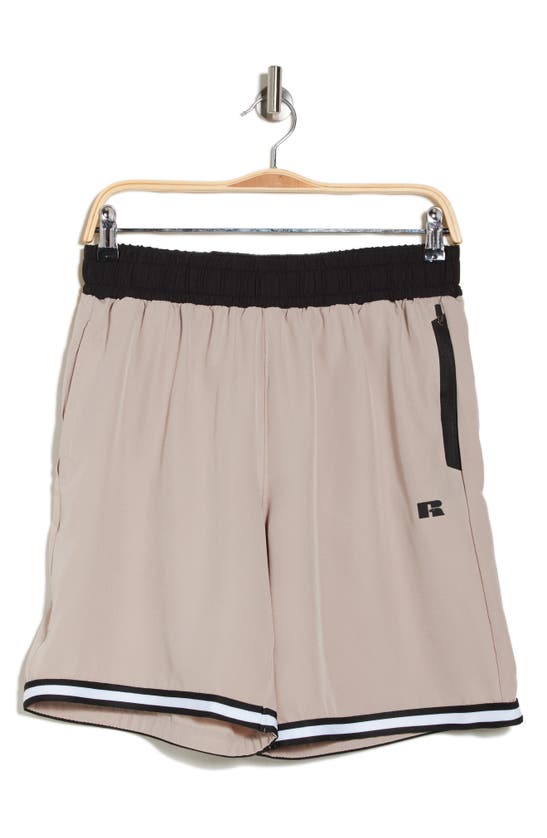 Shop Russell Athletic Ripstop Basketball Shorts In Khaki