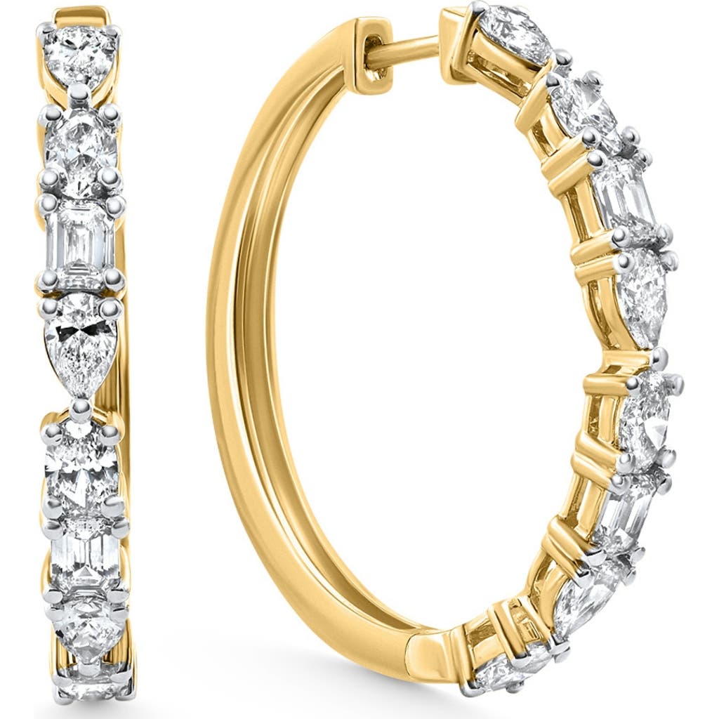 Bliss Diamond Earrings In White Gold