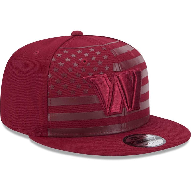 Shop New Era Burgundy Washington Commanders Independent 9fifty Snapback Hat