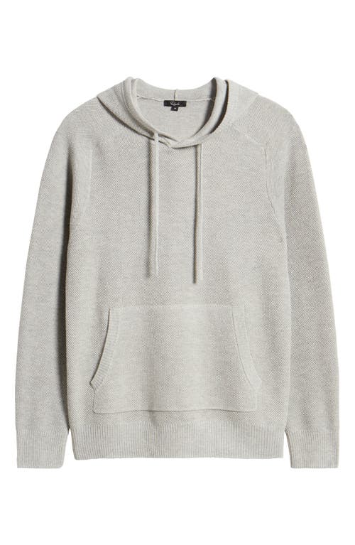 Rails Men's Matador Textured Hoodie In Grey Heather
