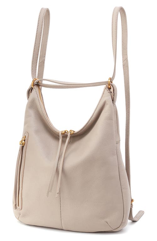 Hobo Merrin Leather Convertible Backpack In Taupe