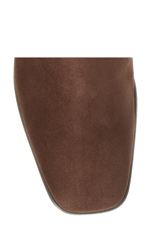 Nordstrom Rack Newbury Block Heel Boot In Brown Chocolate