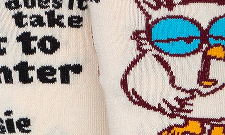 Shop Stance Kids' Mr Owl Crew Socks In Canvas