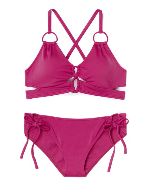 Shop Adore Me Tatiana Swimwear Bra In Dark Pink